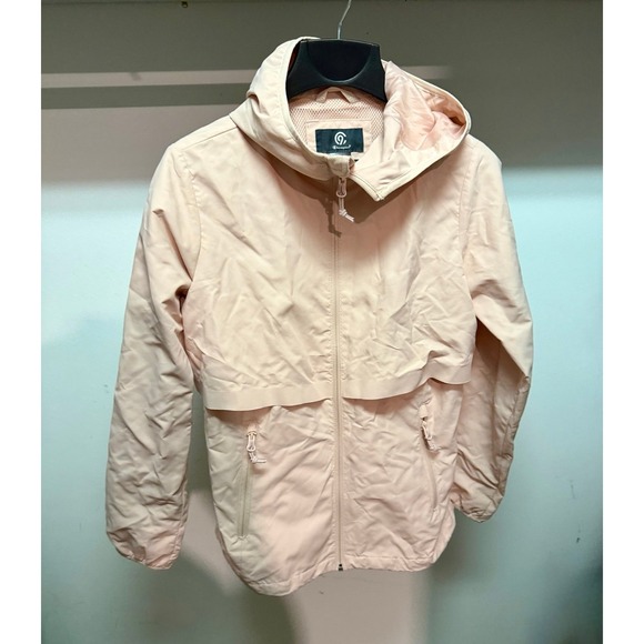 CHAMPION WOMENS LIGHT PINK WINDBREAKER RAINCOAT XS - Picture 1 of 8